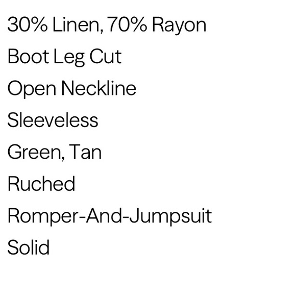 Boho Sleeveless Olive-Taupe jumpsuit 🫒😎 size M - Picture 5 of 5